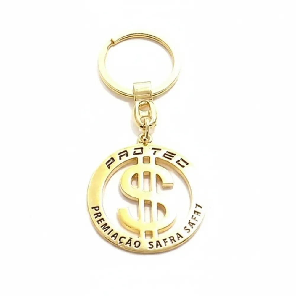 Chaveiro em metal - sifrão-CHV02