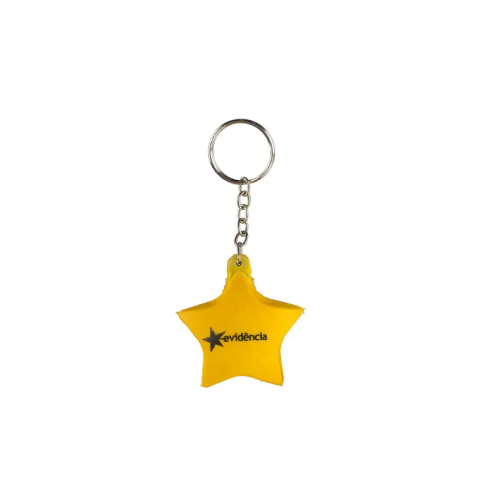 Chaveiro estrela vinil oca Personalizada