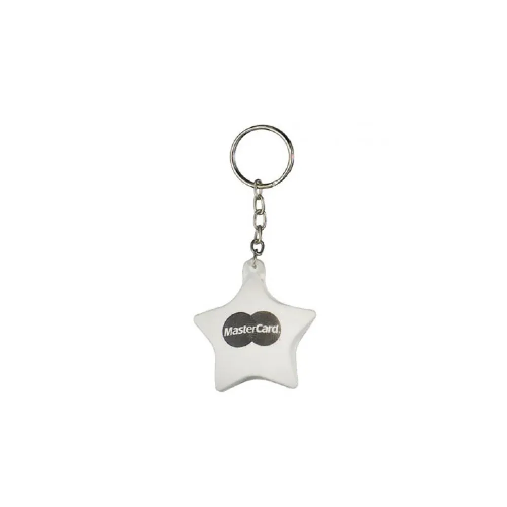 Chaveiro estrela vinil oca Personalizada
