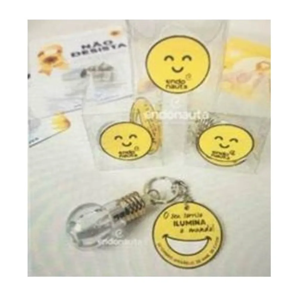 Chaveiro lampada + tag personalizada-19091EC