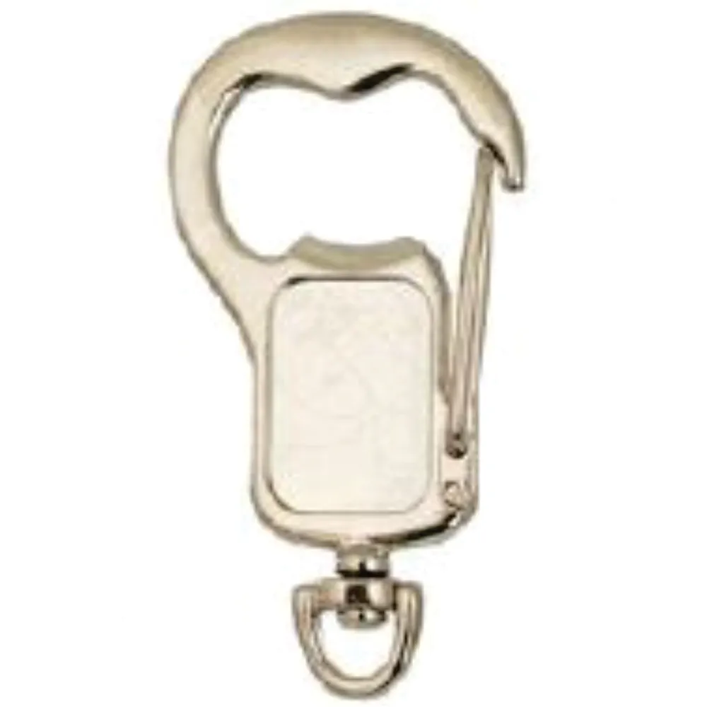 Chaveiro metal abridor com mosquetão-EMS64