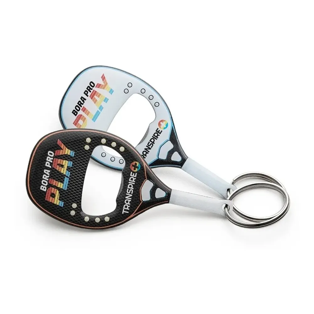 Chaveiros Beach Tennis Raquete Game Abridor De Garrafa