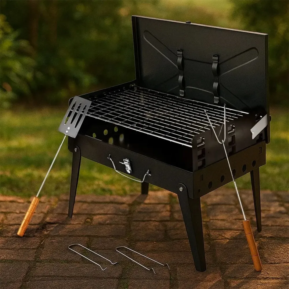 Churrasqueira Portátil vira Maleta-BBL55