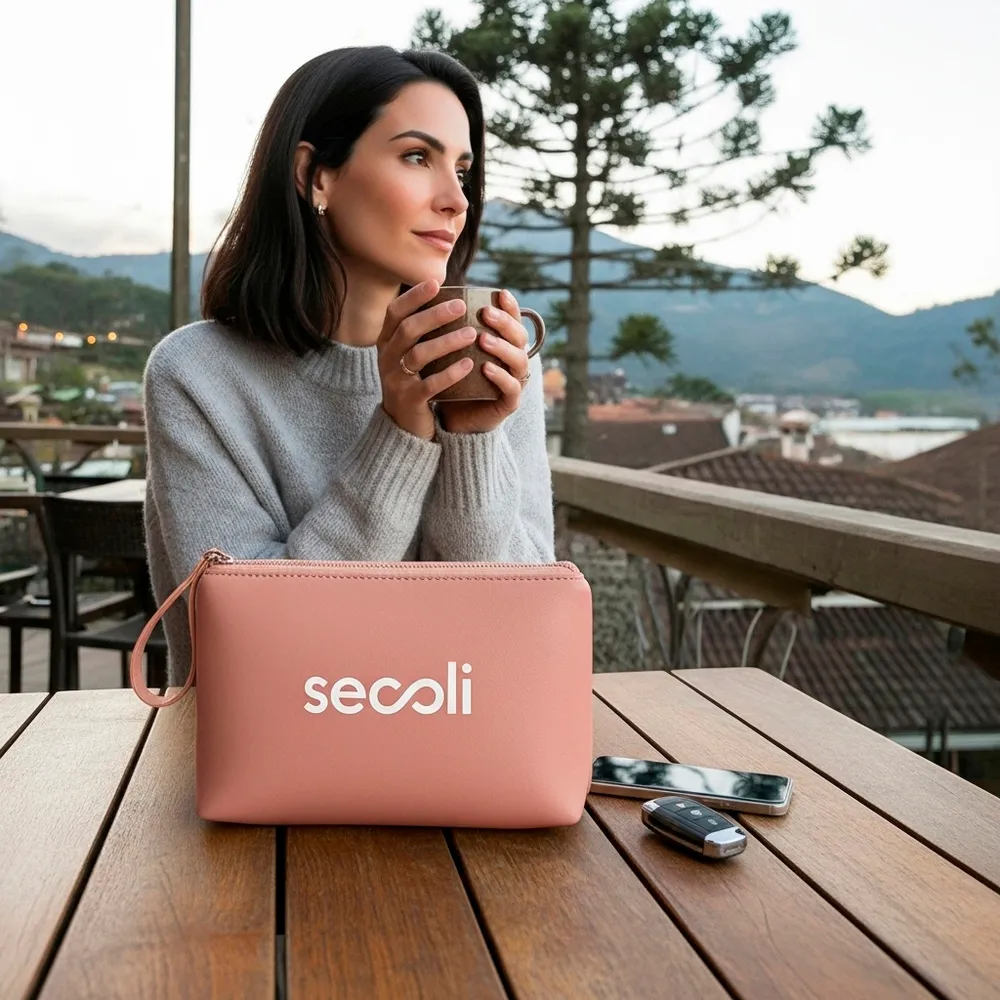 Clutch Organizador Premium com Alça