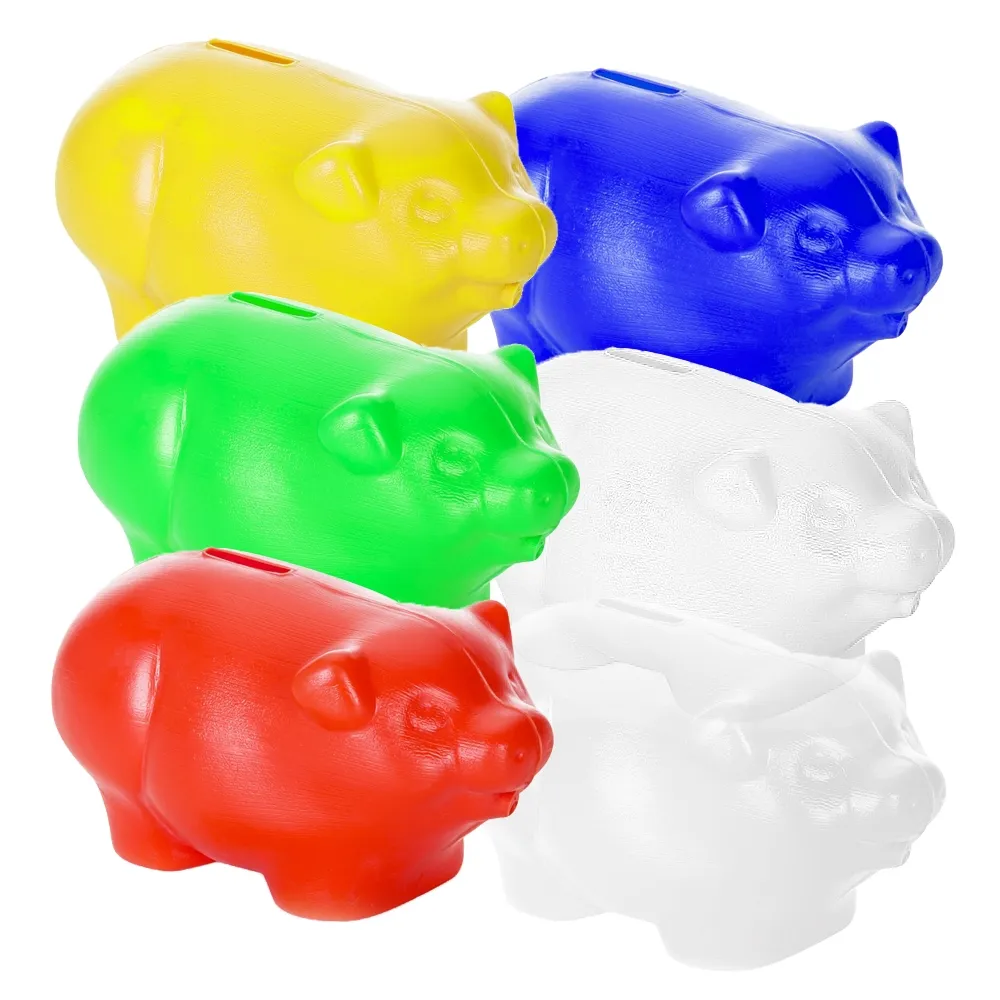 #Cofre Plástico Porquinho