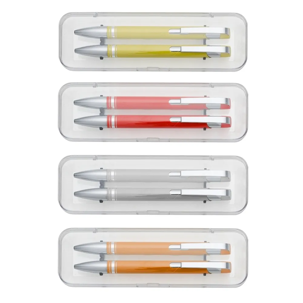 #Conjunto Caneta e Lapiseira Semimetal