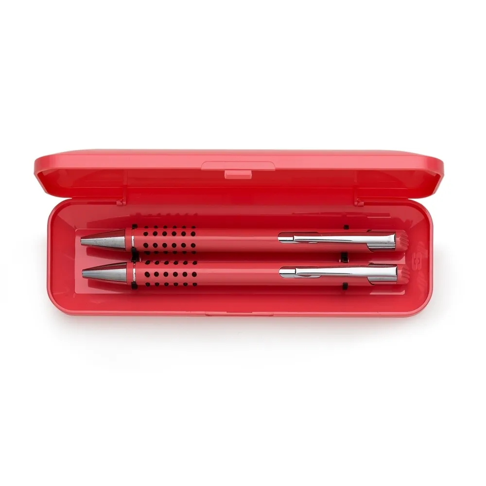 #Conjunto Caneta e Lapiseira Semimetal