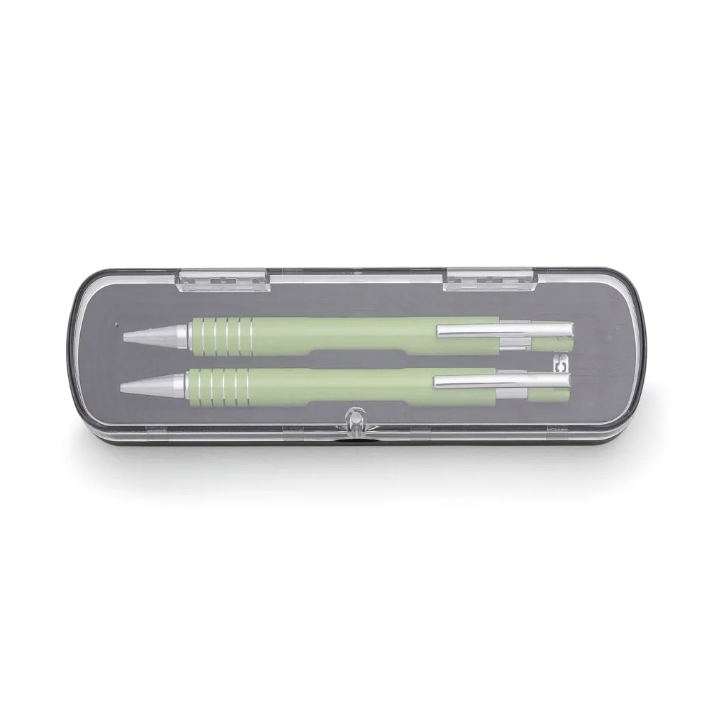 #Conjunto Caneta e Lapiseira Semimetal