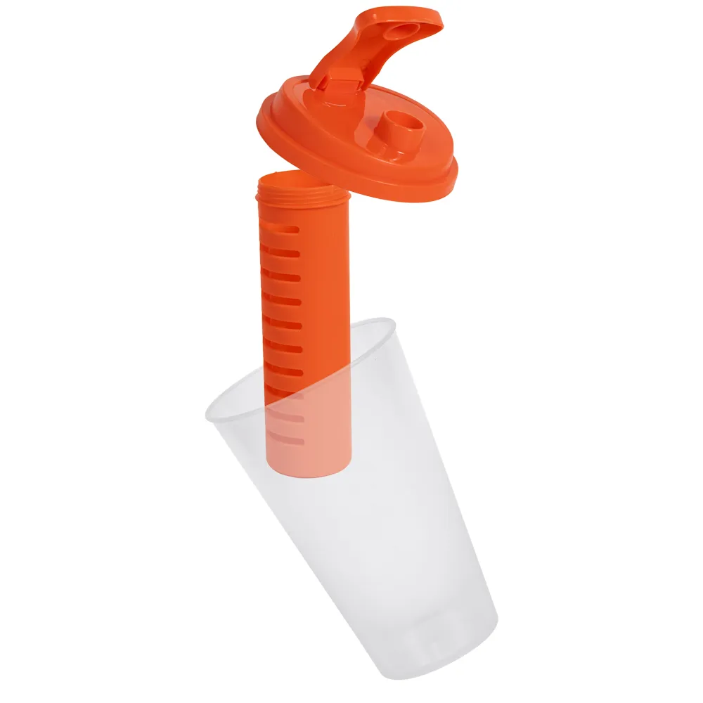 Copo Acqua Bio Shaker 550 ml c/ infusor de frutas