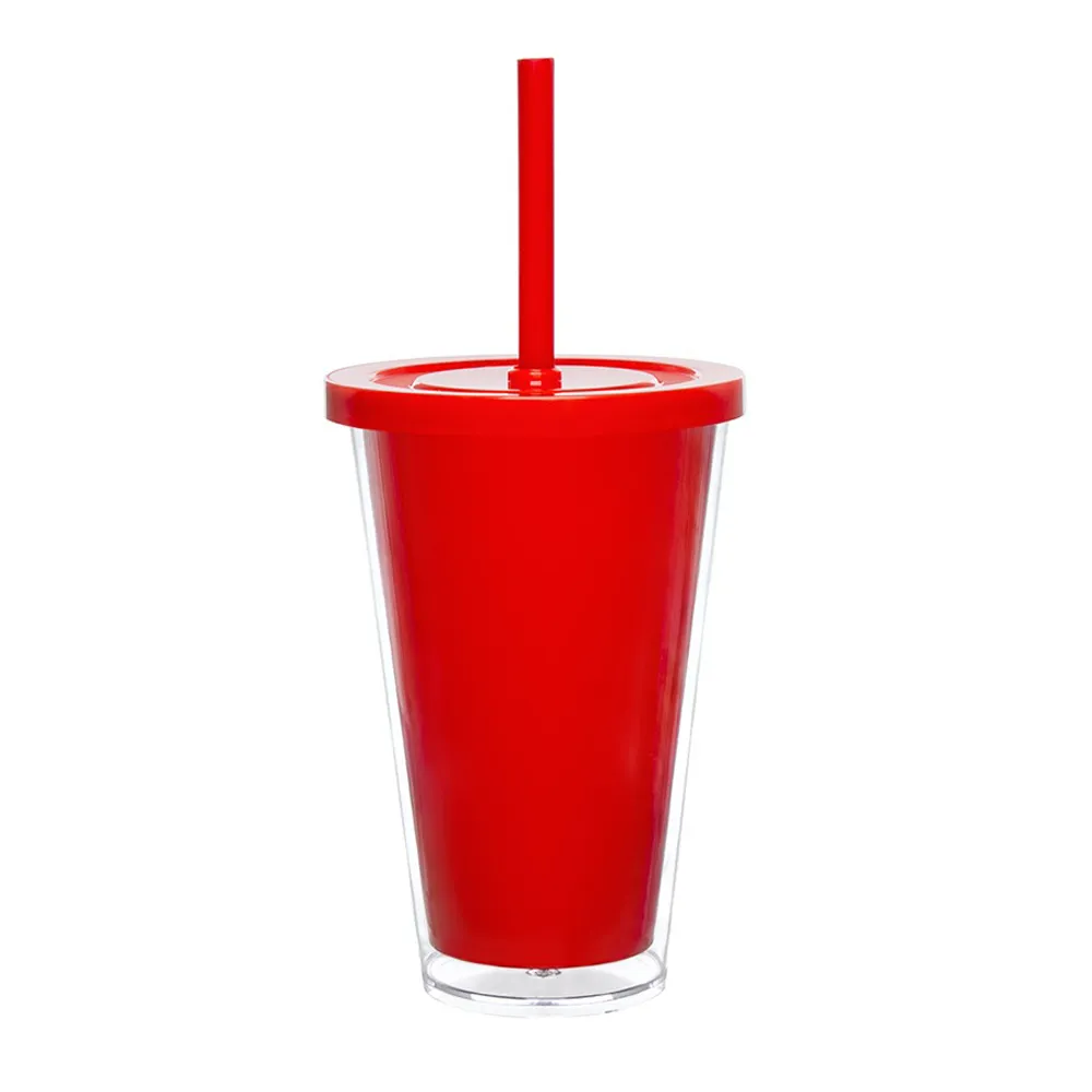 Copo Duplo click com tampa e canudo 500ml-LN250PMSCTP01