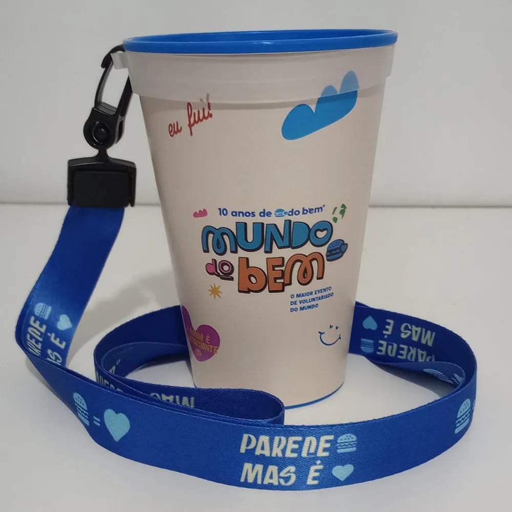 Copo EcoLabel Biodegradável Personalizado 550ml-CELBP550