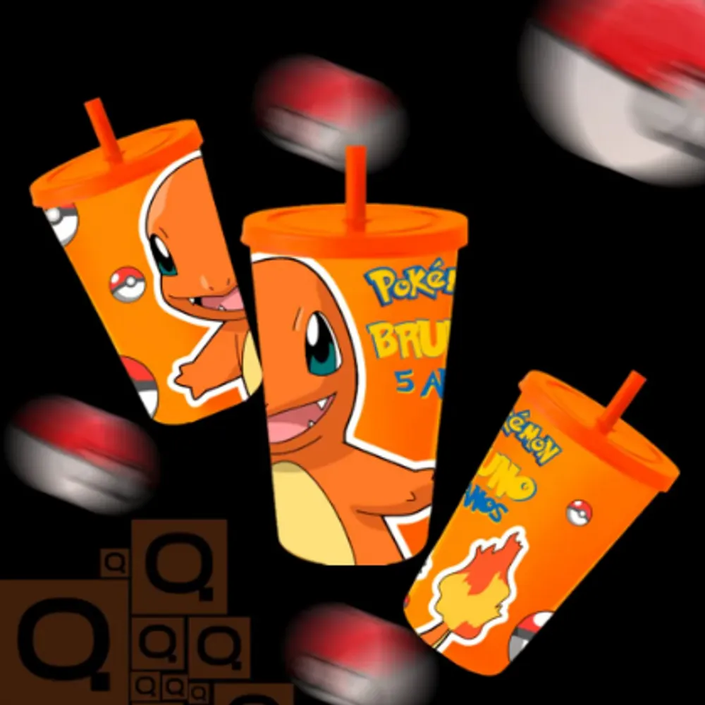 Copo Ecológico com Tampa e Canudo 