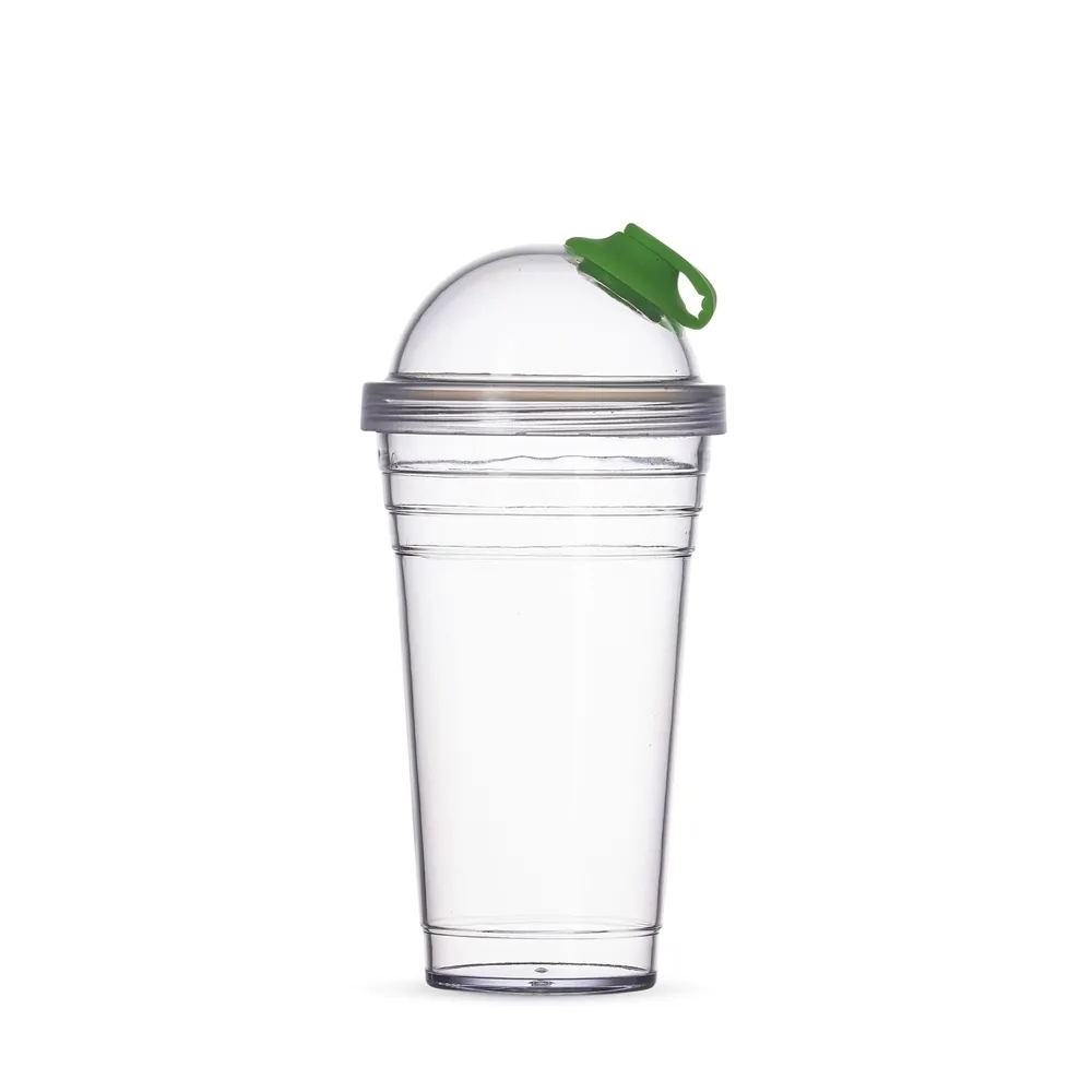 #Copo Plástico 480ml com Canudo