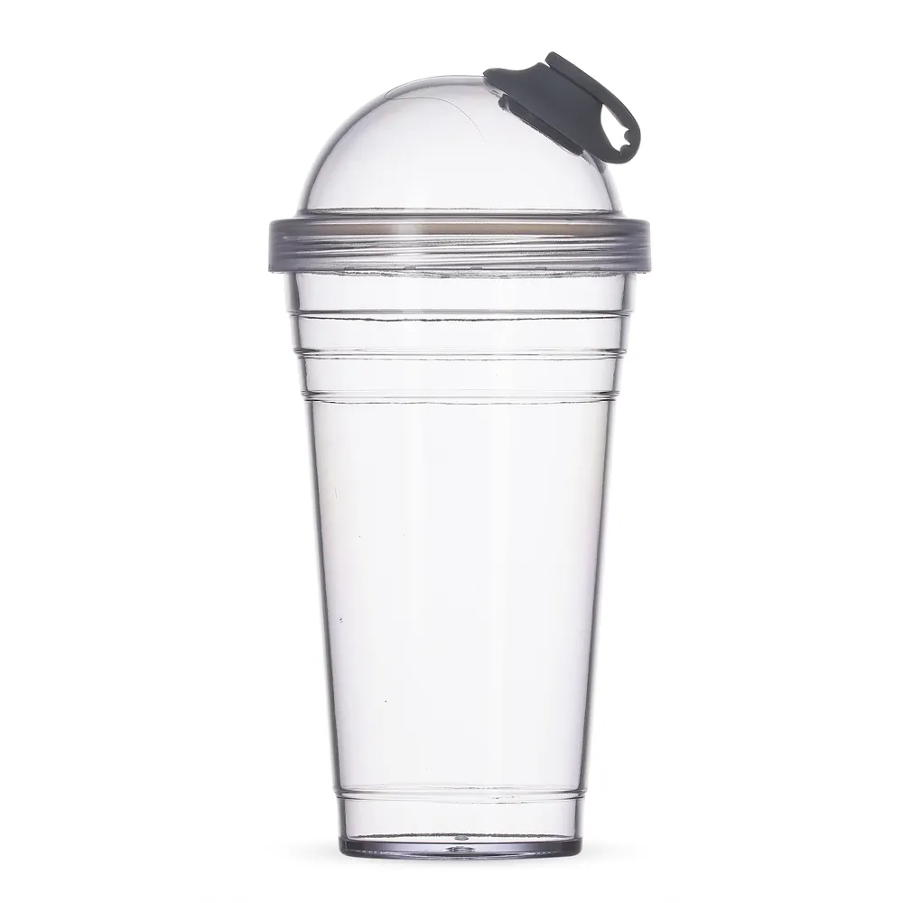 #Copo Plástico 480ml com Canudo