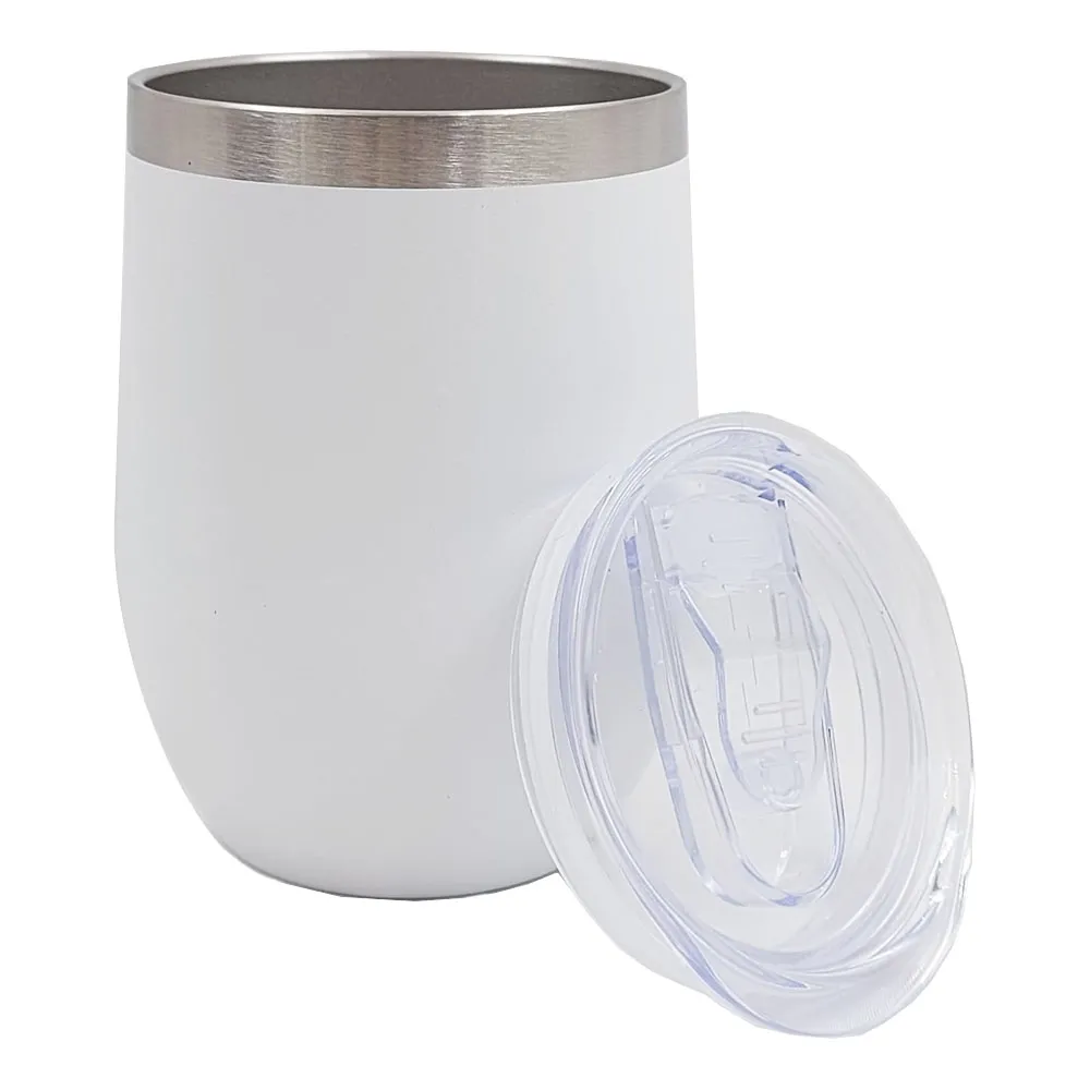 Copo Térmico Em Inox Com Tampa Em Acrílico 320ML