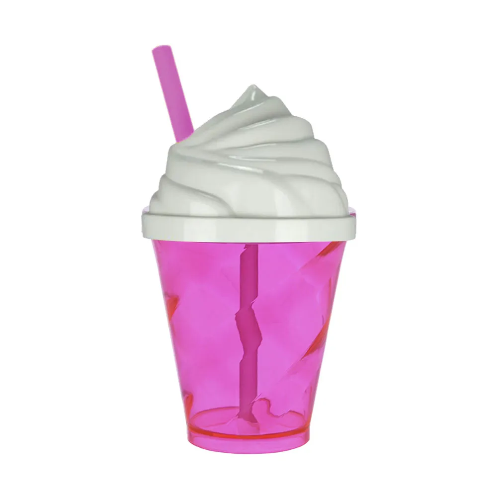 Copo Wave 350ml em PS c/ tampa sorvete