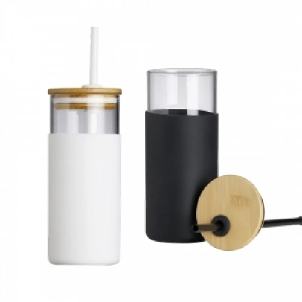 #Copo de Vidro com Tampa