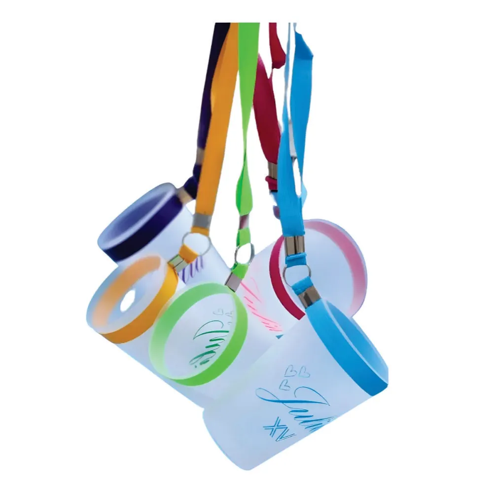 Copo label 400ml com tirante liso