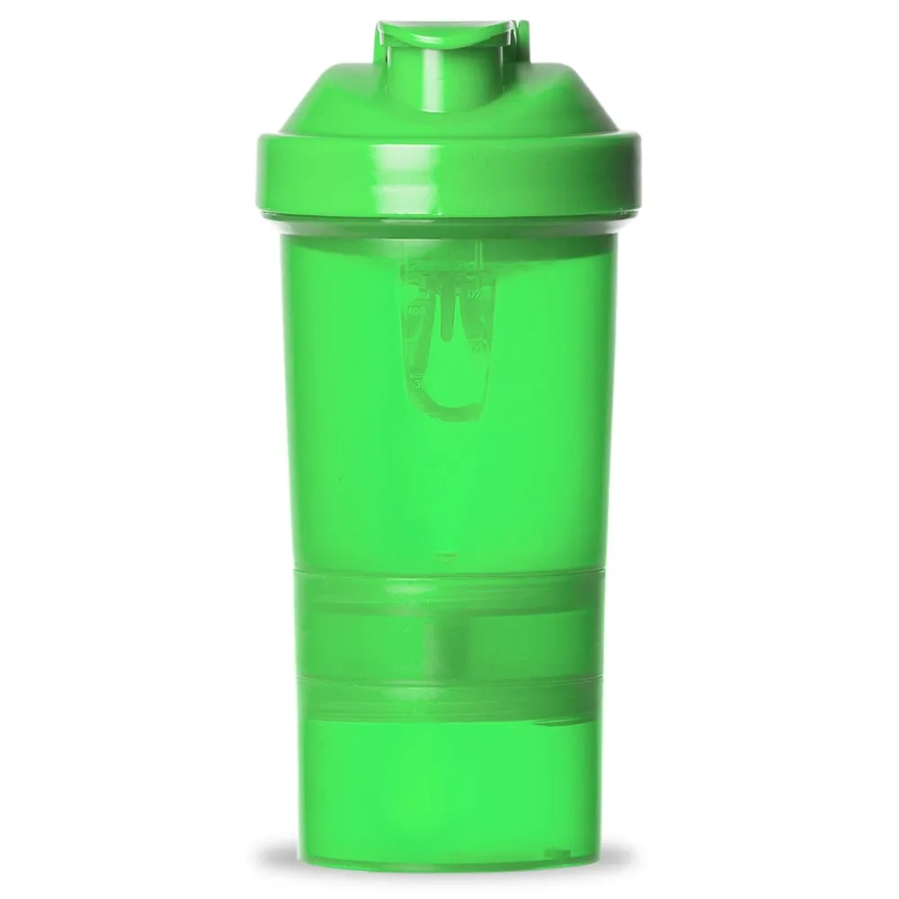 #Coqueteleira 400ml Porta Suplementos-P@2054