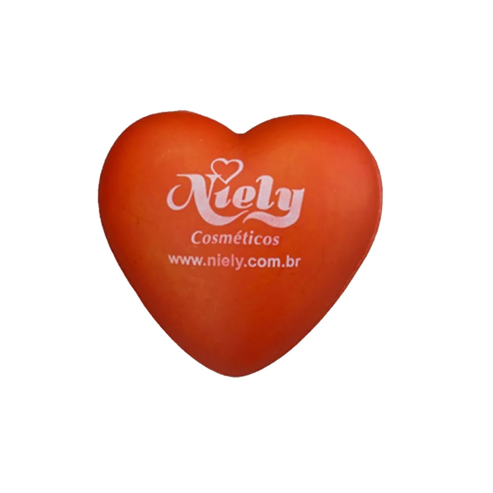 Coração anti stress vinil oca Personalizada