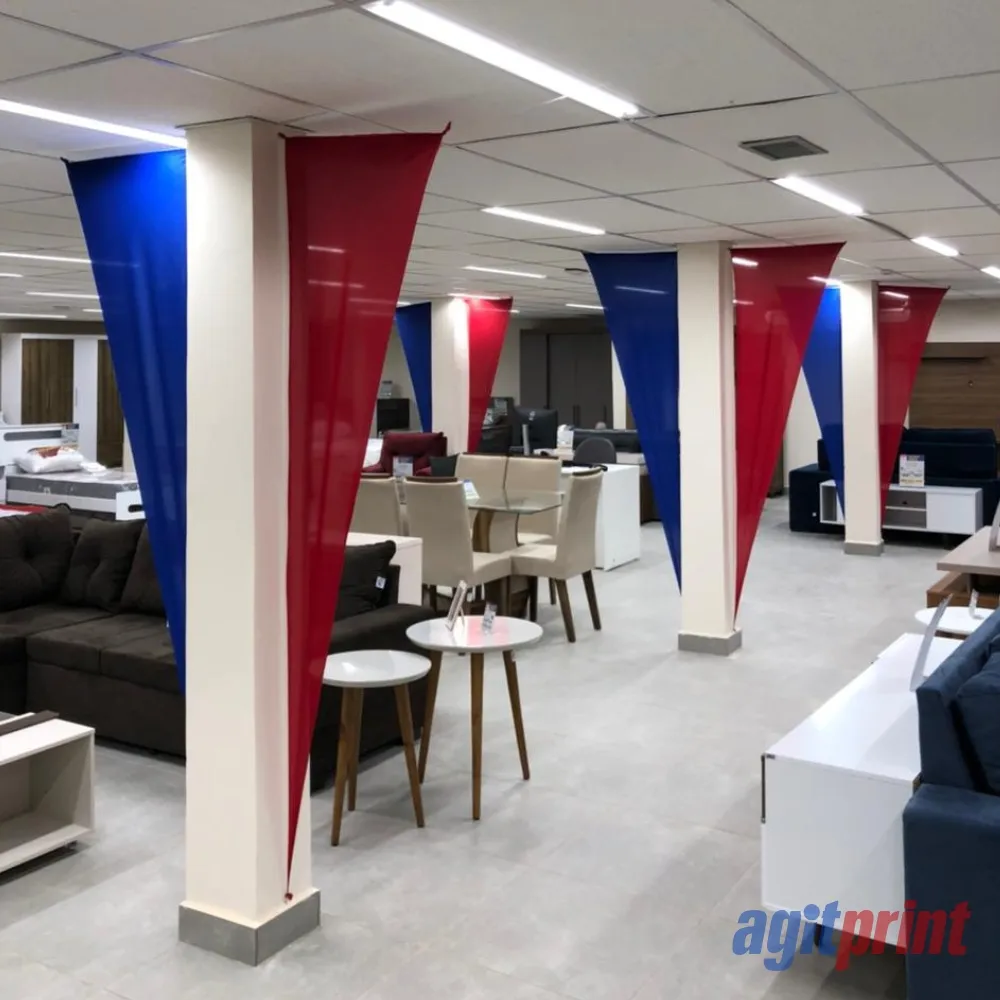 Decoração com Tecido Tensionado