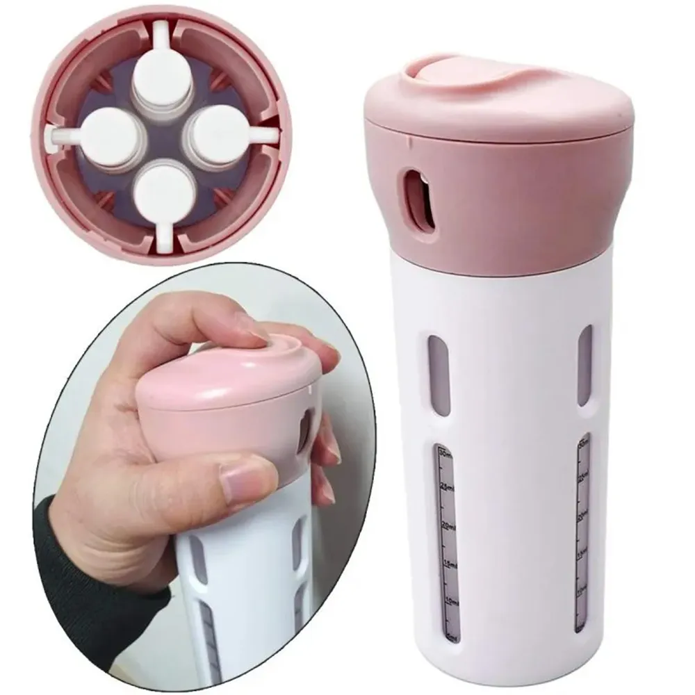 Dispenser Portátil De Viagem 4 em 1