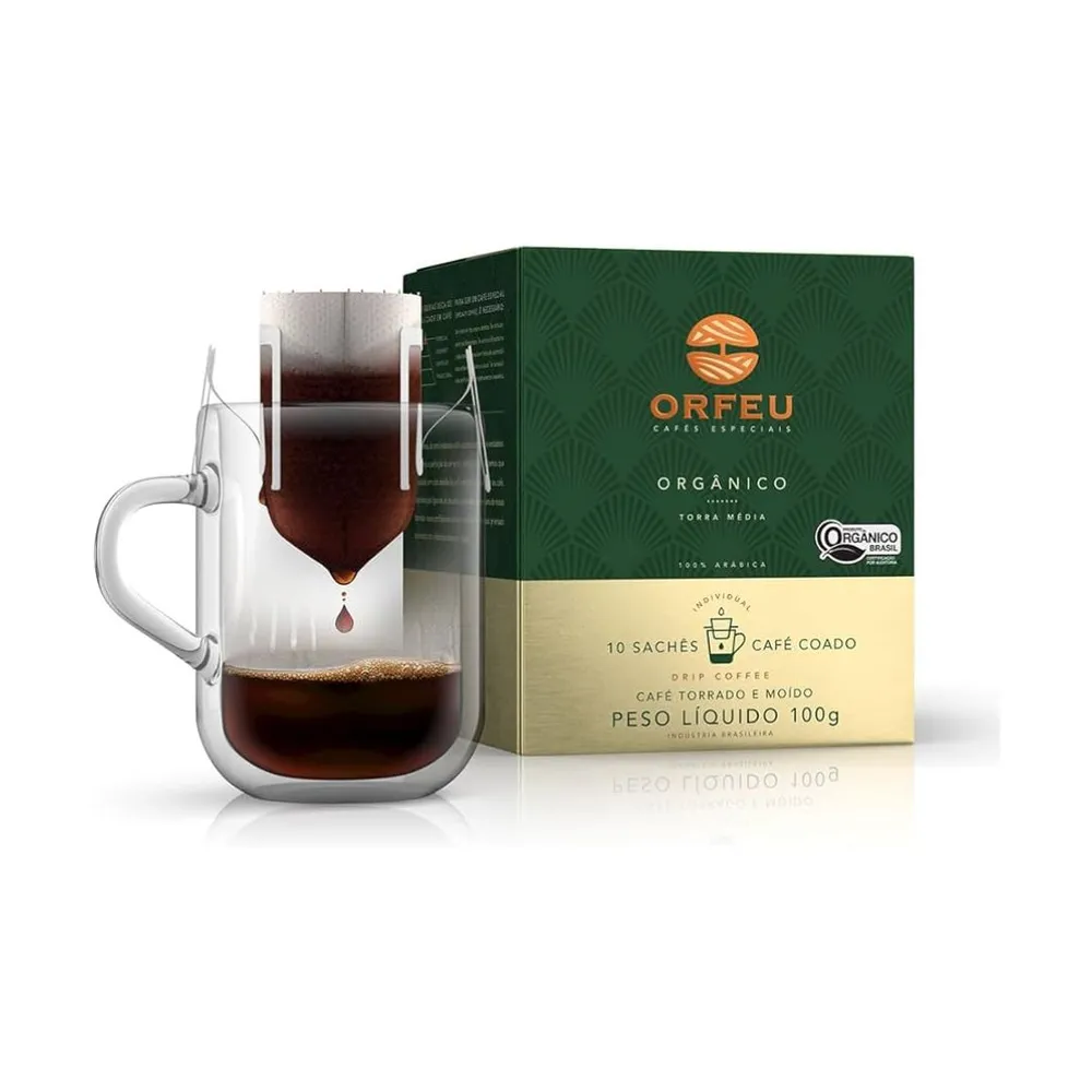 Drip Coffees Orgânico Orfeu - 1 Unidade Sachê-CFF9