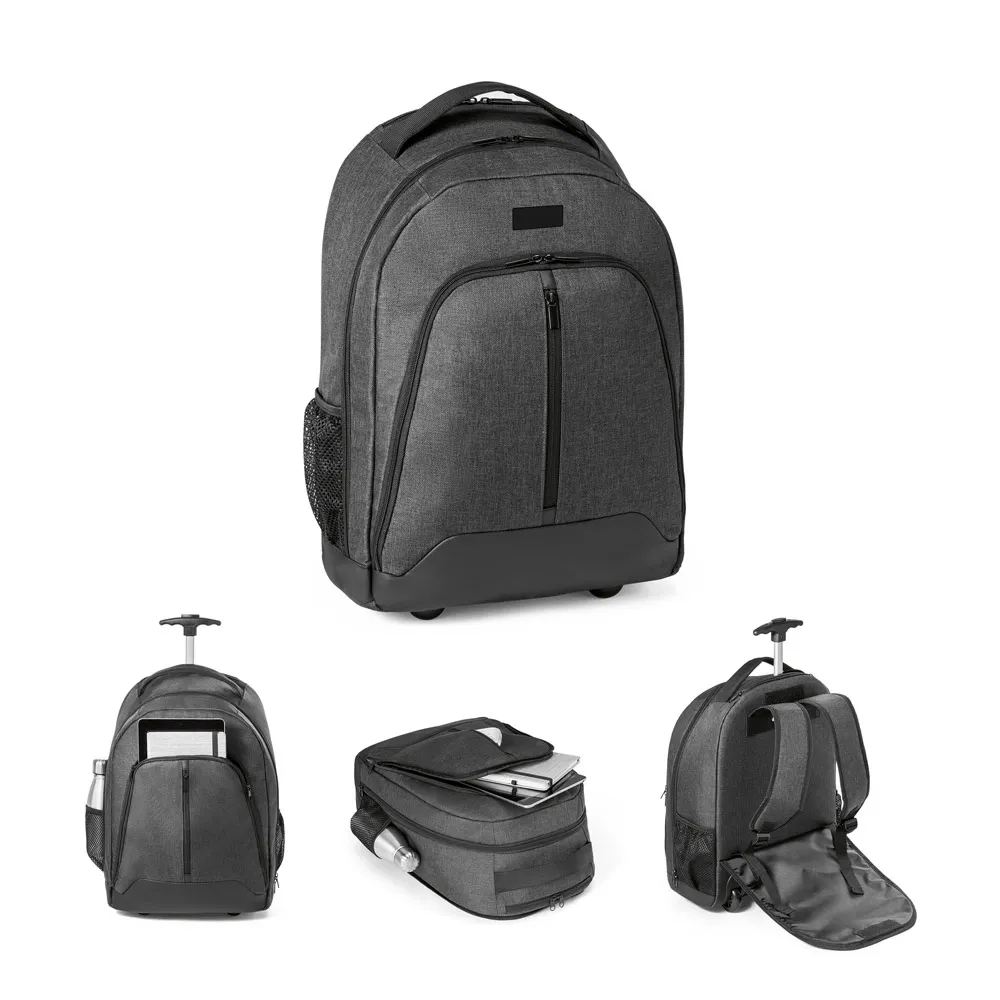 EINDHOVEN. Mochila trolley para notebook 156 em 600D de alta densidade e poliéster 600D impermeável-92145