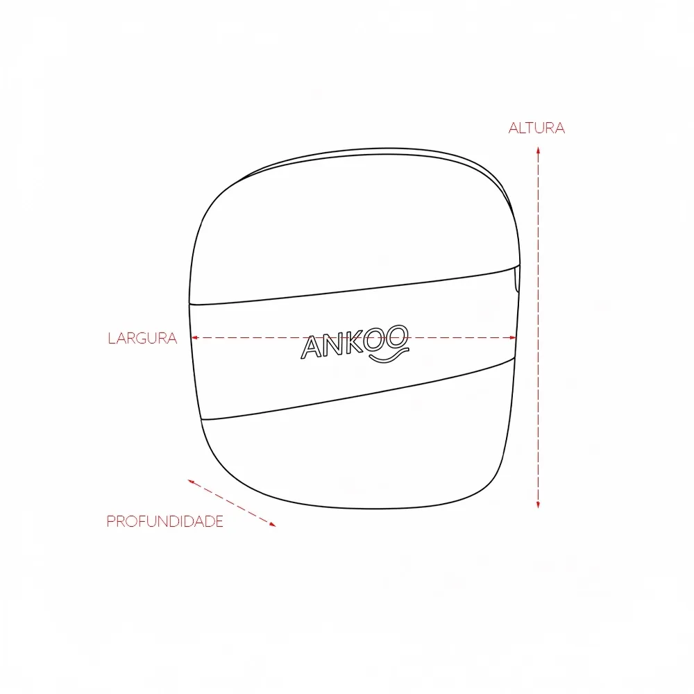 Fone de Ouvido Bluetooth com Case Carregador
