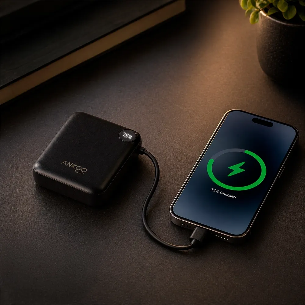 Power Bank 10.000mAh com Painel de LED