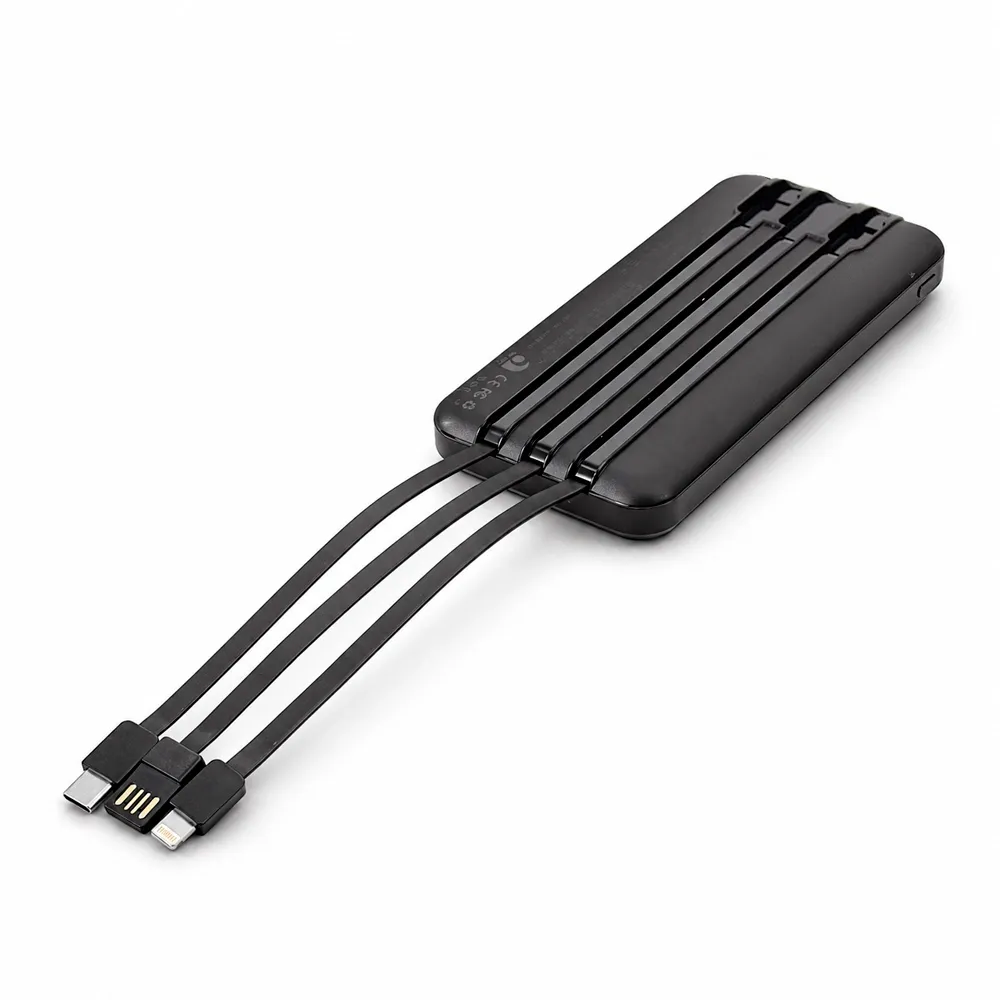 Power Bank 10.000mAh com Painel e Multissaídas