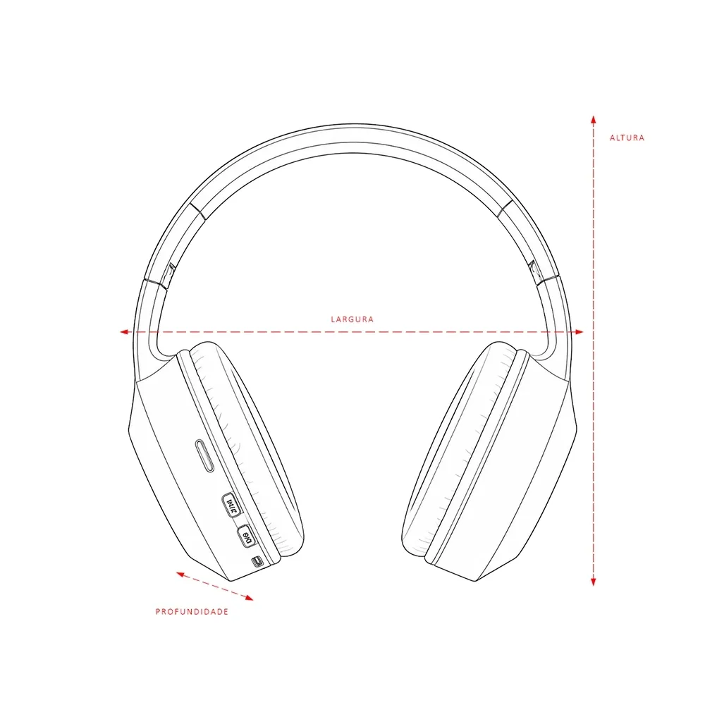 Fone de Ouvido Bluetooth