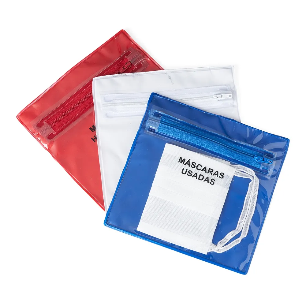 #Envelope Plástico Duplo para Máscaras