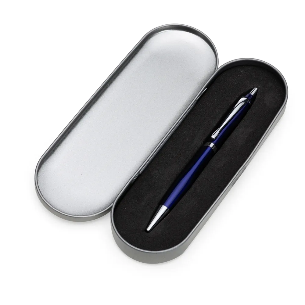 #Estojo Metal para 1 Caneta-BOX-1-PRA