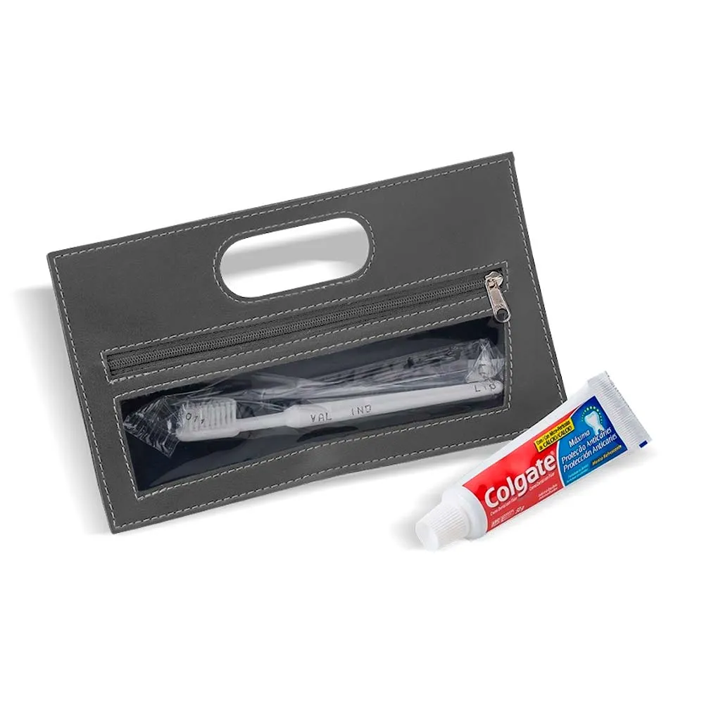 Estojo com Kit Escova e Creme Dental