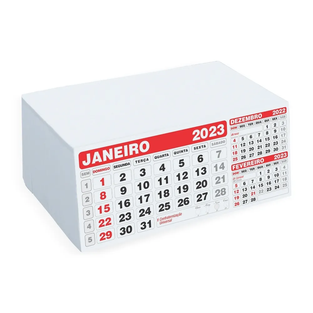 Folhinha Calendário 2023-12658