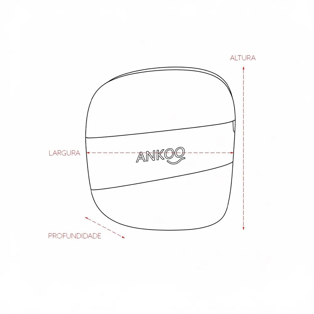 Fone de Ouvido Bluetooth com Case Carregador