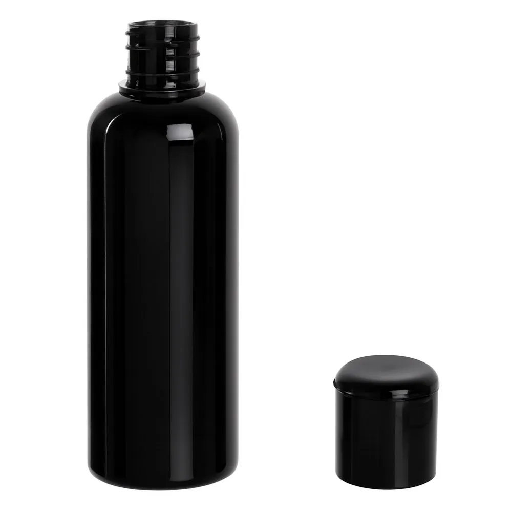 Frasco Pet Cilíndrico 100ml Preto-LN608EP001