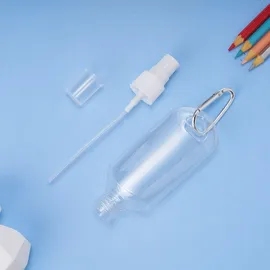 Miniatura de imagem do produto Frasco Plástico 100ml com Mosquetão