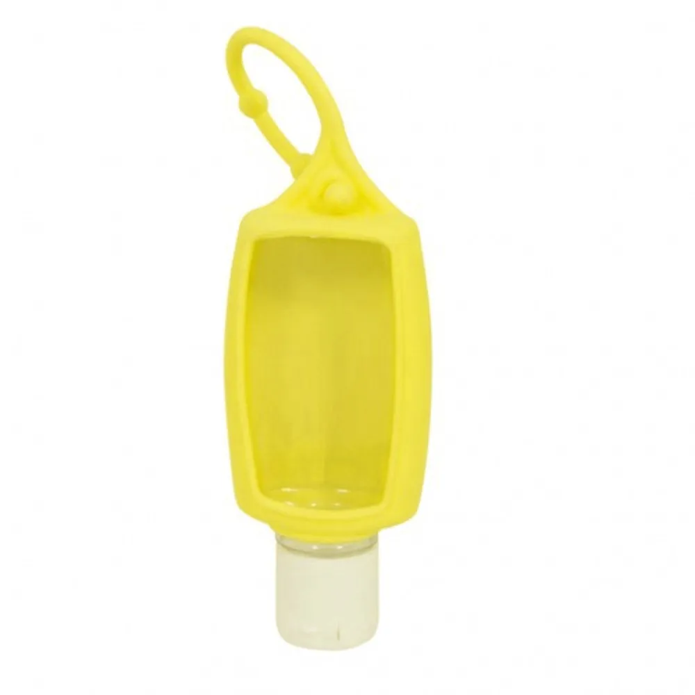 Frasco para álcool gel 40ml com chaveiro