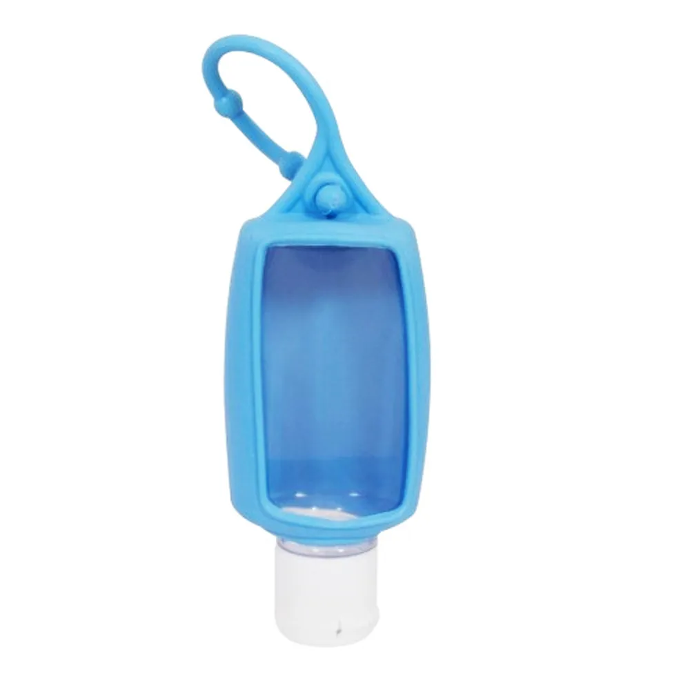 Frasco para álcool gel 40ml com chaveiro