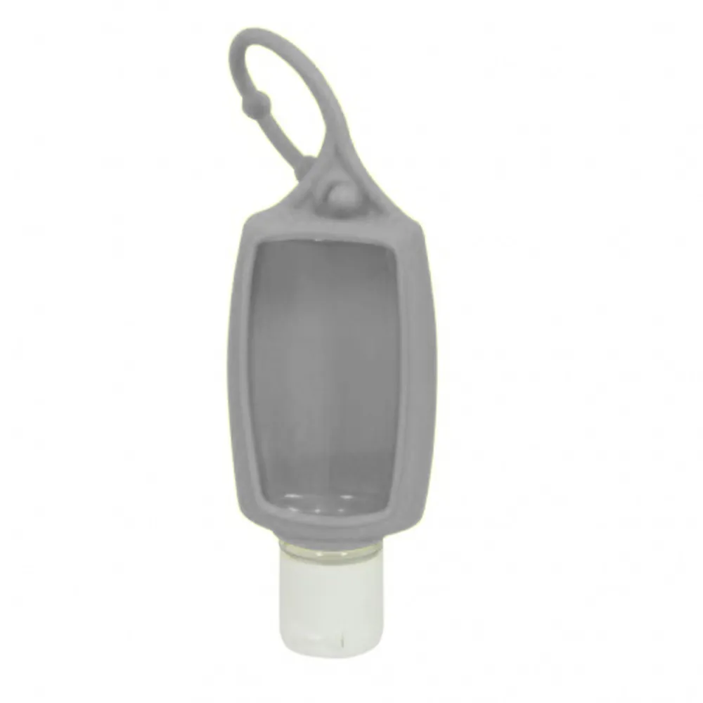 Frasco para álcool gel 40ml com chaveiro