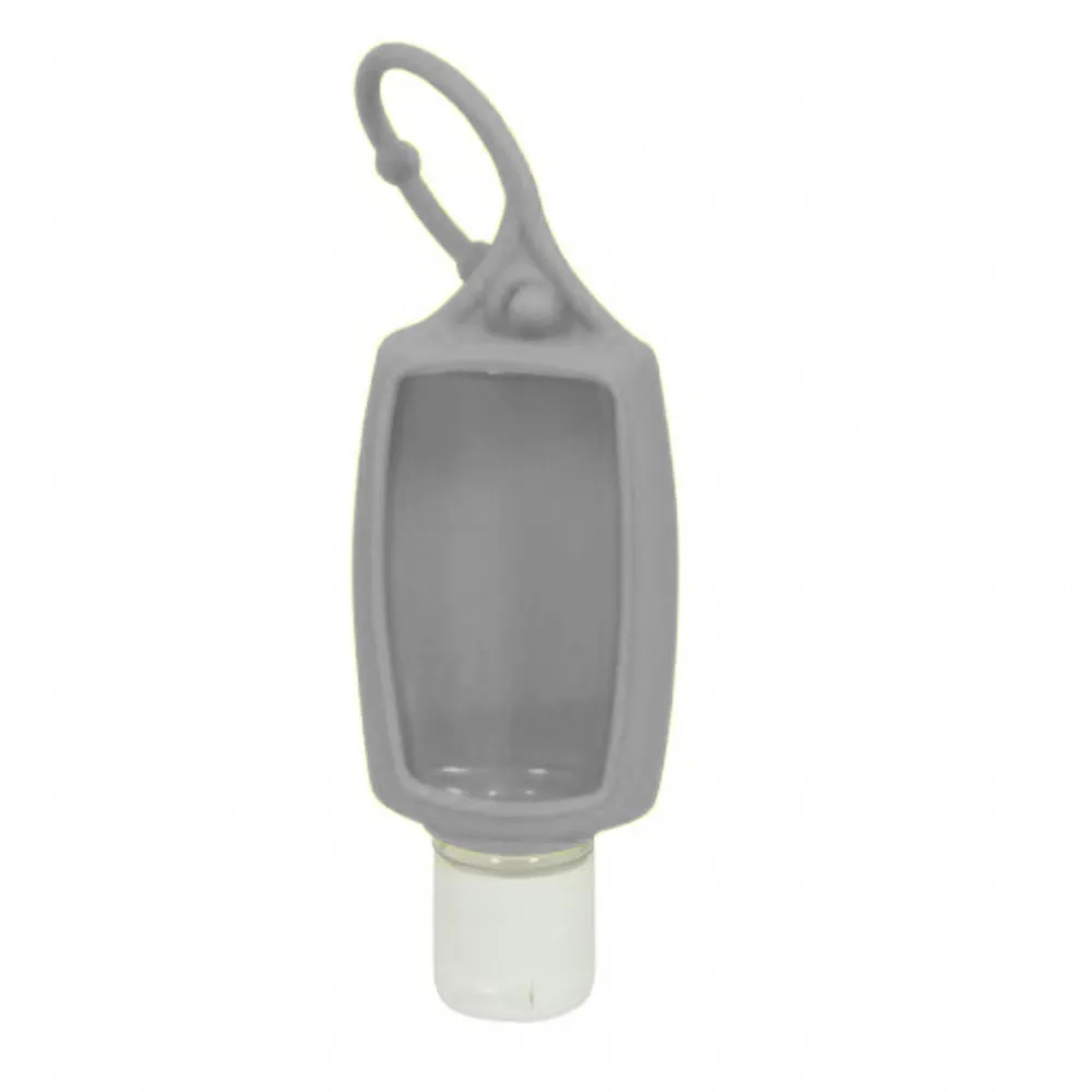 Frasco para álcool gel 40ml com chaveiro
