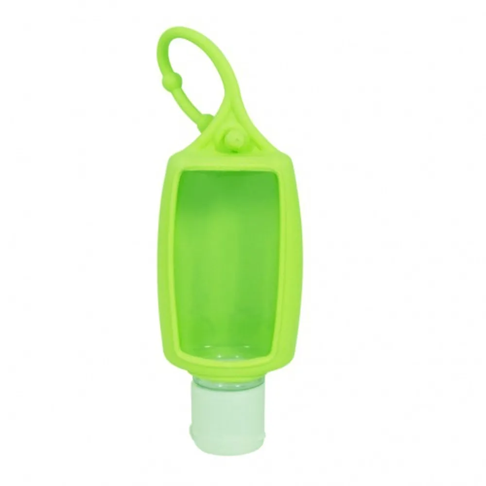Frasco para álcool gel 40ml com chaveiro