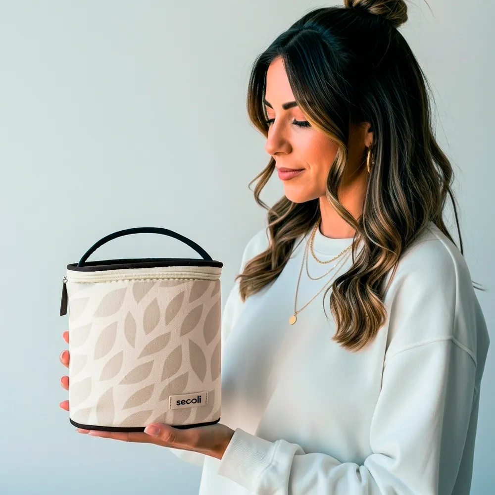 Frasqueira Térmica com Tampa Superior e Alça de Mão