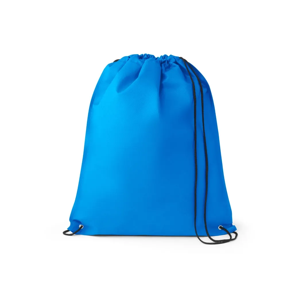 Sacola tipo mochila em TNT