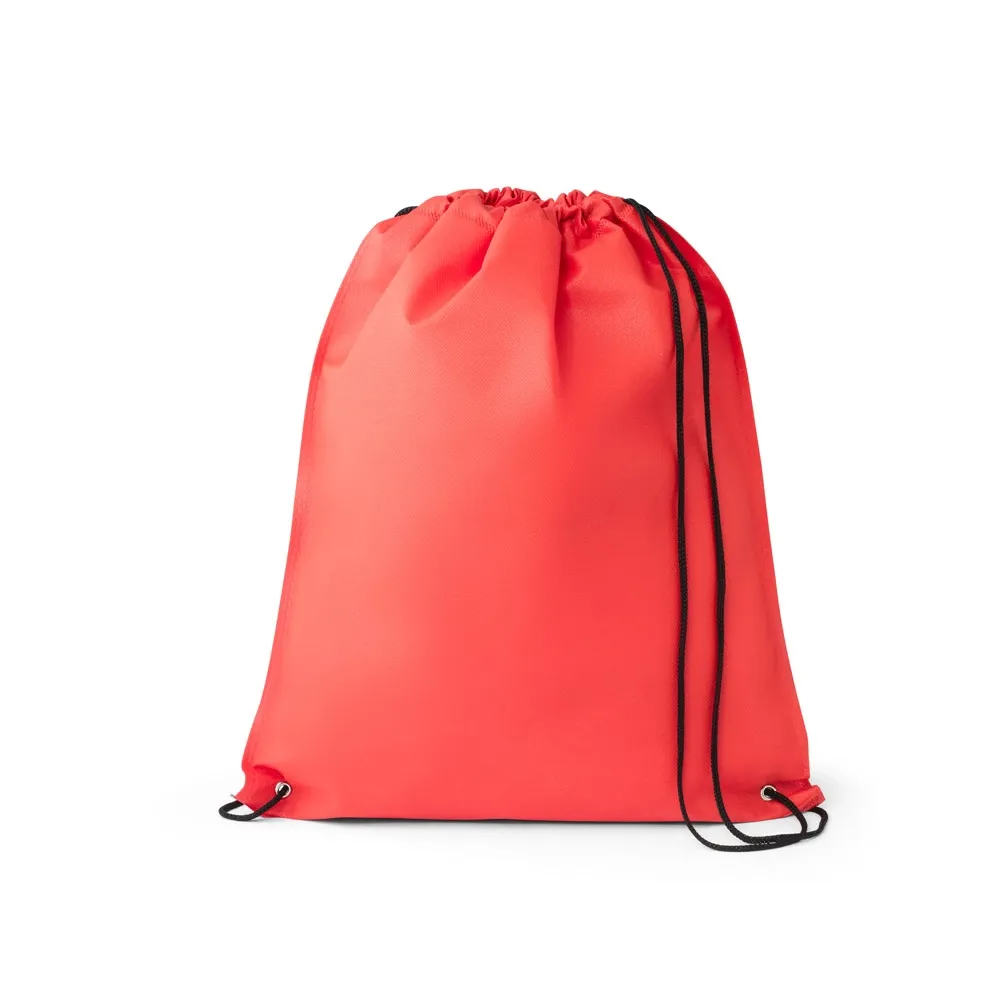 Sacola tipo mochila em TNT