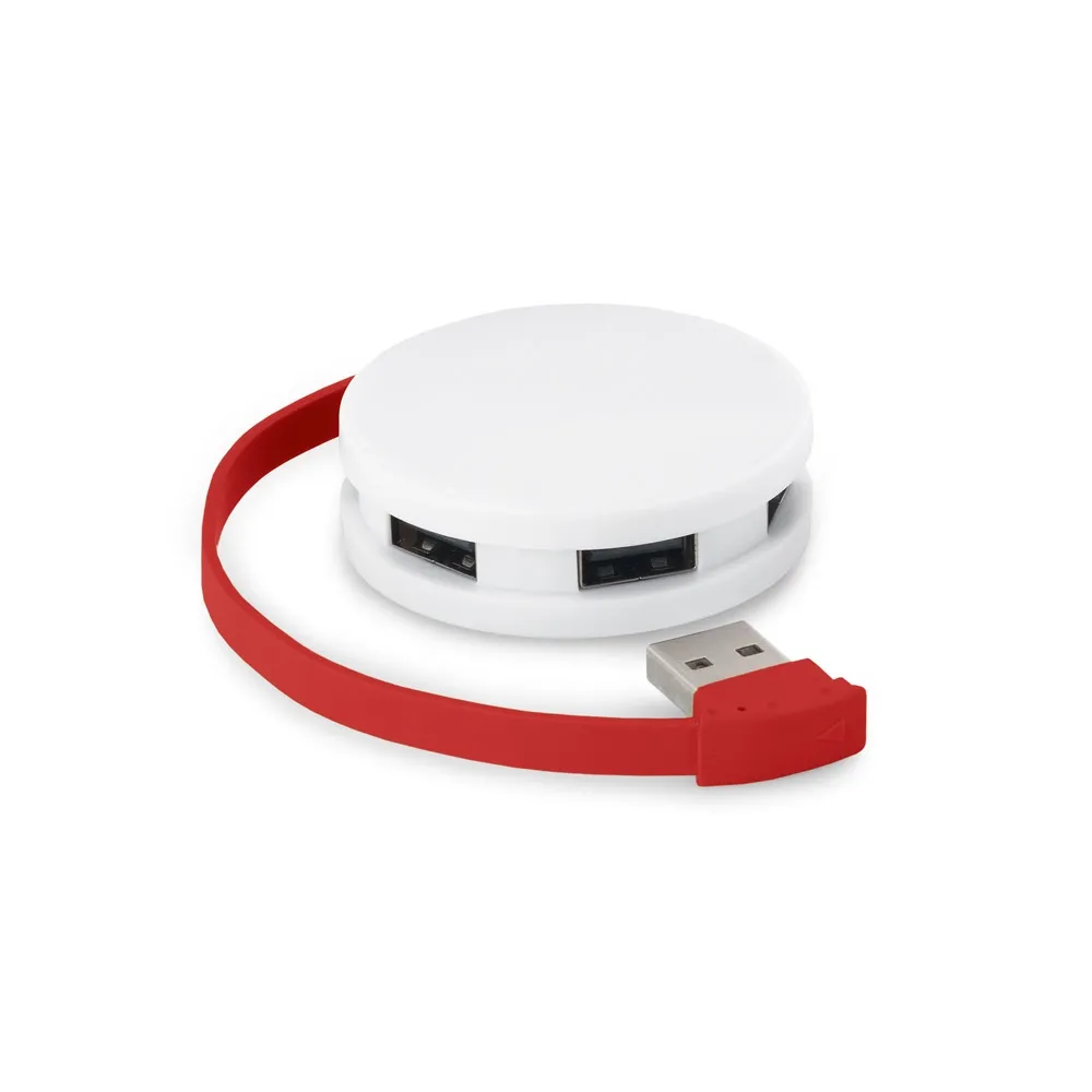 GARDNER. Hub USB 2 0 em ABS com 4 portas