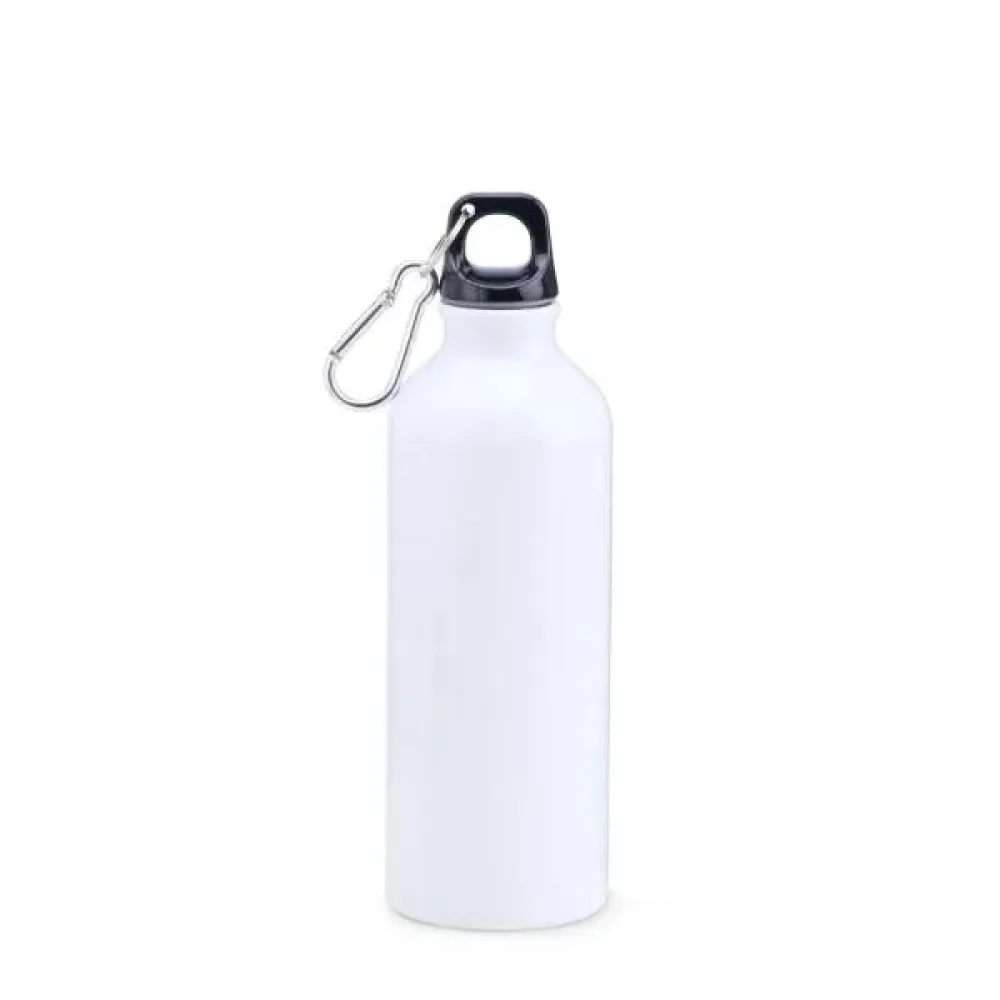 GARRAFA EM INOX PAREDE DUPLA NA COR BRANCA - 500 ML-IS-01500