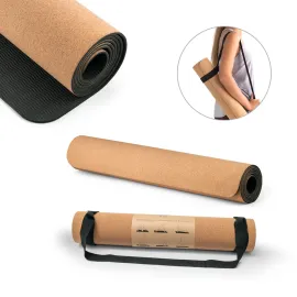 Imagem do produto GERES. Tapete de exercício para yoga em cortiça e TPE com espessura até 3.7 mm